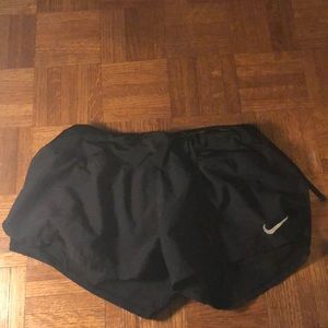 black nike shorts